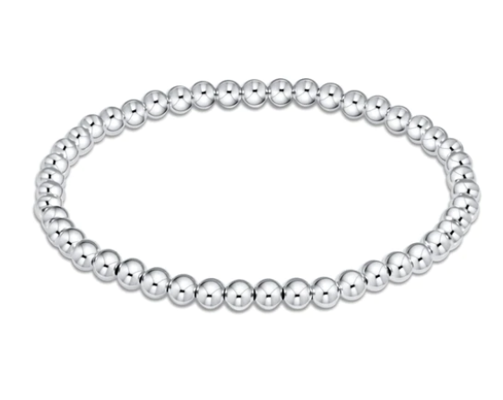 Classic Sterling 4mm Bead Bracelet