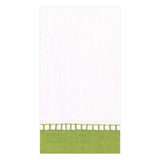 Linen Bright Green Guest Towel