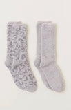 CozyChic Barefoot In The Wild 2 Pair Sock Set