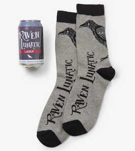 Raven Lunatic socks