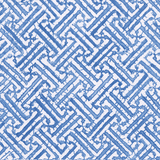 Fretwork Blue Cocktail Napkin