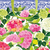 Gift Bag Lg Hydrangea Summer