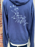 Unisex Lake Oconee Sweatshirt w/Map