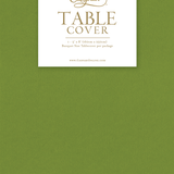 Table Cover Leaf Green Paper Linen