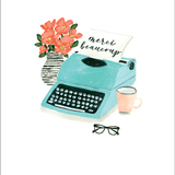 Typewriter Merci Embossed