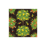 Citrus Topiaries Black Cocktail Napkin