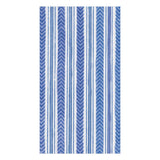 Carmen Stripe Blue Guest Towel