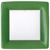 Square Hunter Green Dinner Plate