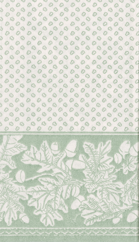 GT Oak Leaves & Acorns Sage- Paper Linen