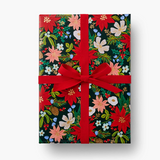 Poinsettia Continuous Wrapping Roll
