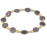 Admire Gold 3mm Bead Bracelet- Labradorite