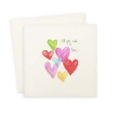 All You Need Is Love Note Card