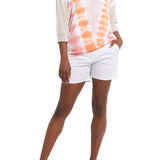 3/4 Sleeve Crew Neck Top- Baby Pink