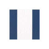 Bandol Stripe Navy Cocktail Napkin