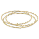 Classic Gold 2mm Bead Bangle