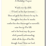 Birthday Prayer