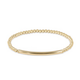 Extends Bliss Bar Smooth Gold 3mm Bracelet
