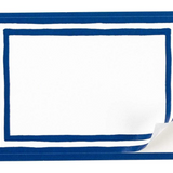 Label- Stripe Border Blue
