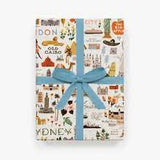 Roll of 3 Bon Voyage Wrapping Sheets