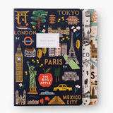 Assorted Set Of 3 Bon Voyage Notebooks