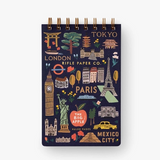 Bon Voyage Small Top Spiral Notebook