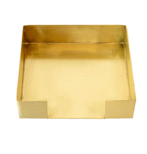 Cocktail Napkin Holder- Brass