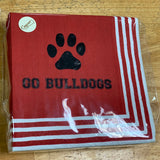 CN Striped Border Red- Go Bulldogs