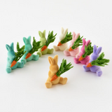 Flocked Bunny with Carrot