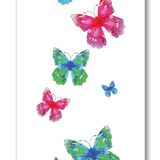Butterfly Watercolor Wine Bag