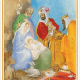 Christmas Card Box Nativity