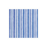 Carmen Stripe Blue Cocktail Napkin