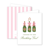 Champagne Birthday Single Card