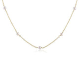 15" Choker Simplicity Chain Gold- 6mm Pearl