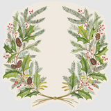 Die Cut Christmas Sprigs Placemat