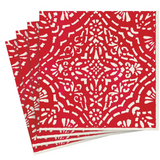 Annika Red Cocktail Napkin