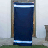 Curacao Beach Towel Navy/Palace Blue 34x70