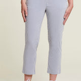 Pull On Capri with Back Elastic- Deep Blue