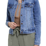 Classic Denim Jacket w/ Pockets- Dark Vintage