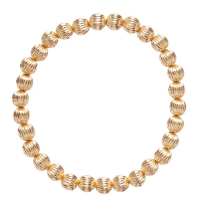 Dignity Gold 5mm Bead Bracelet- Gold