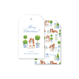 Dash Topiary & Toile gift tags - Set of 10