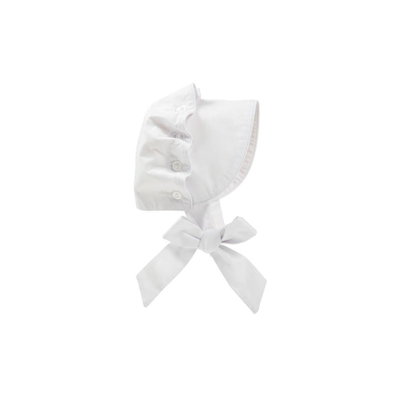 Dolly's Beaufort Bonnet- Worth Avenue White