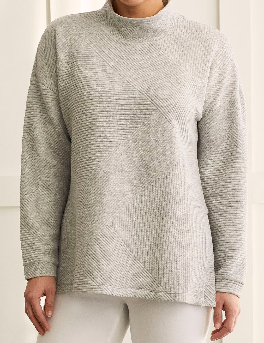 L/S Dolman Tunic with Side Slits