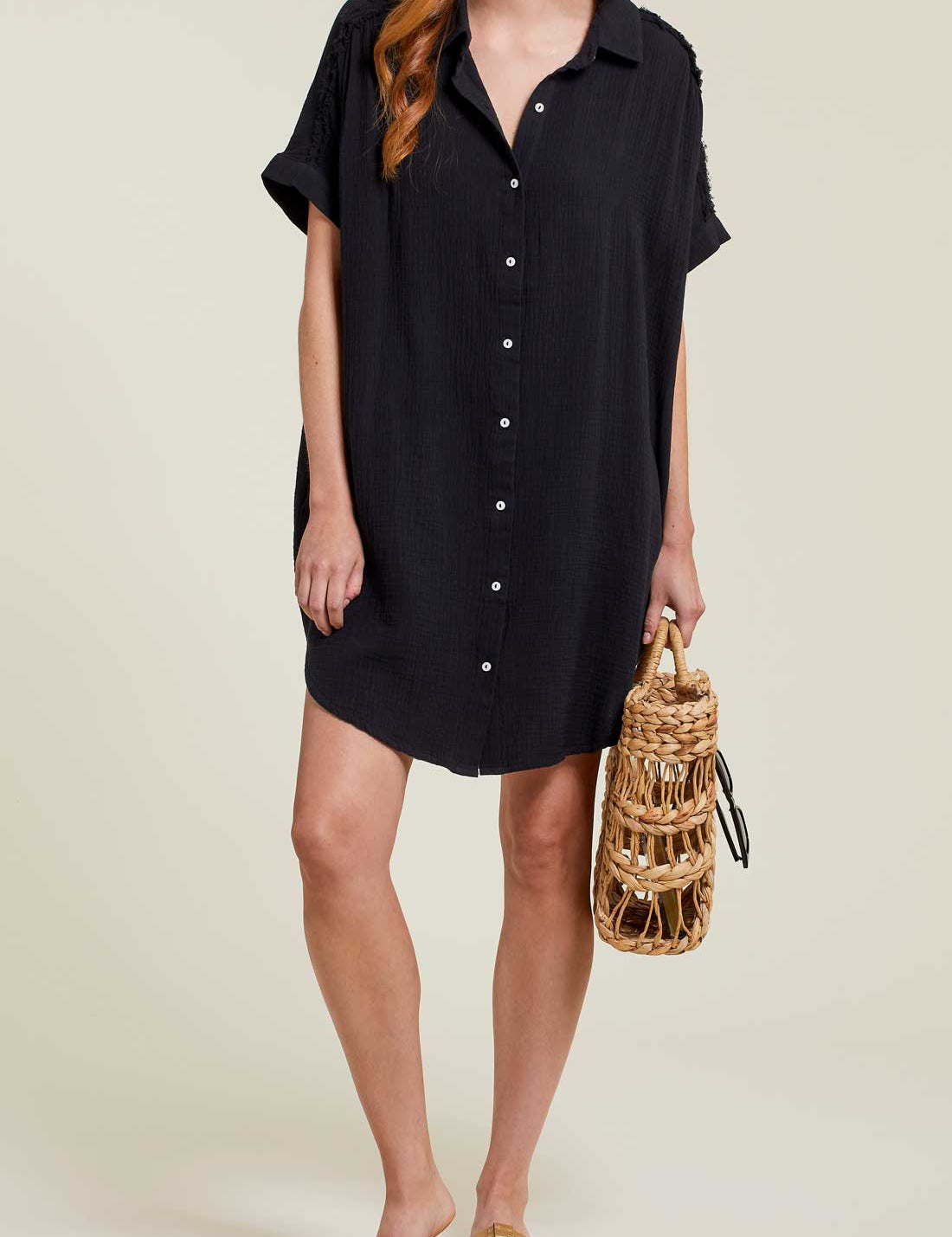 Dolman S/S Shirt Dress