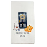 Coming Soon To A Door Near You Dishtowel