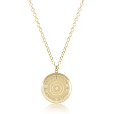 18" Necklace Gold- Cherish Large Gold Locket