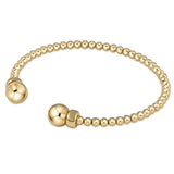 Classic Gold 3mm Bead Cuff