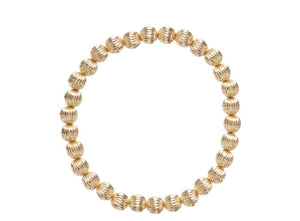 Dignity Gold 6mm Bead Bracelet