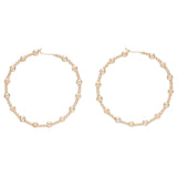 Beaded 1.75" Hoop Dignity Sincerity