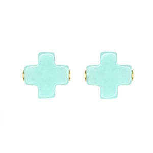 Signature Cross Stud- Mint