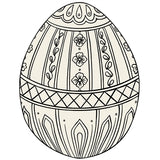 Die Cut Coloring Easter Egg Placemat
